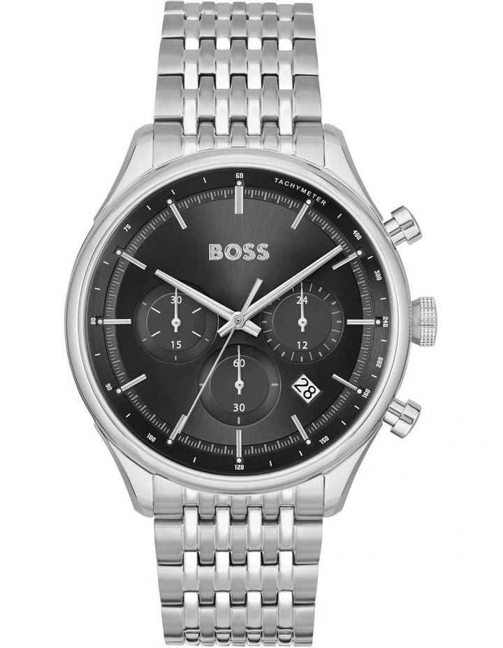 Gregor Stainless Steel Watch in Black