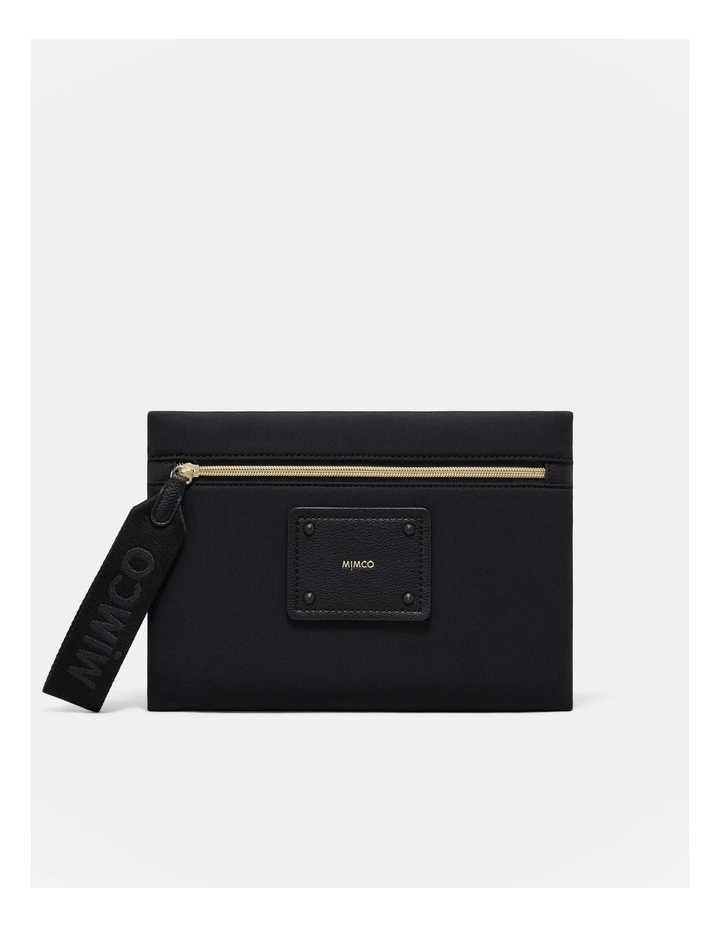 Brunswick Pouch in Black Light Gold