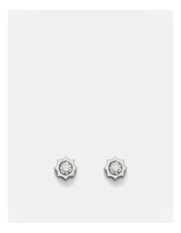 Remnants Stud Earrings in Silver