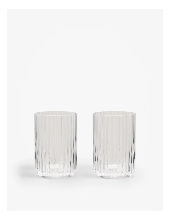 Vivi Tumbler Set Of 2 in Clear