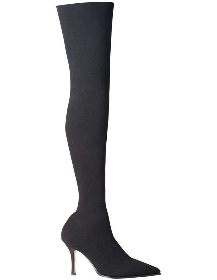 Kori Black Sock Knit Boot