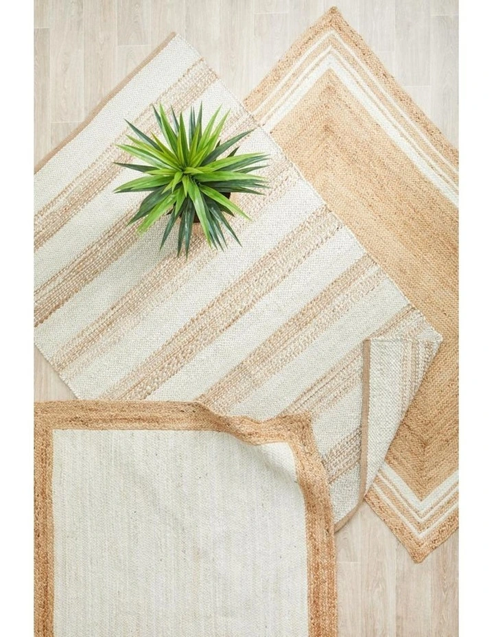 Noosa Natural Rug 333 in White