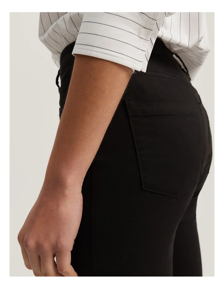 Sateen Jean in Black