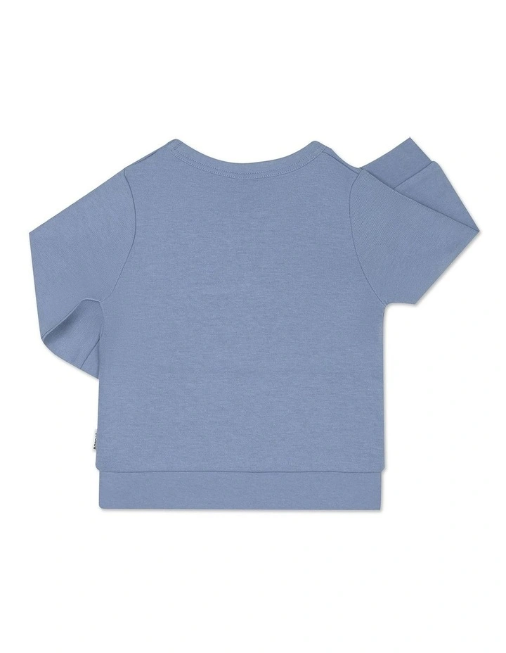 Baby Tech Sweats Pullover in Mountain Blue