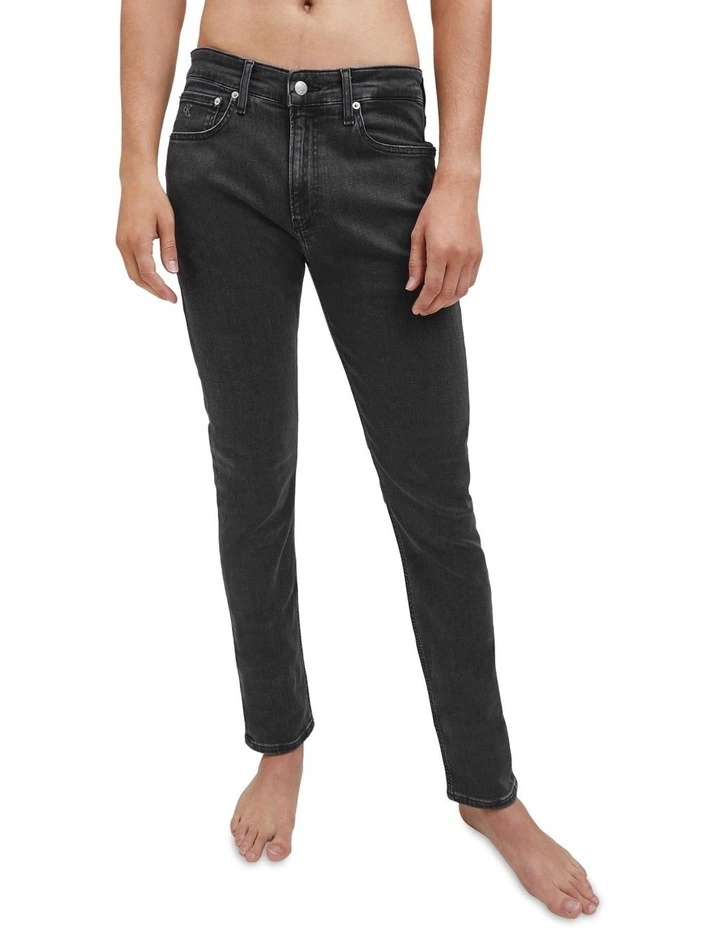 Skinny Denim Pant in Grey