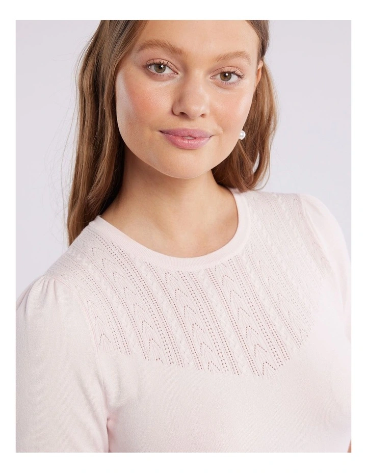 Krissy Knit Top in Pink