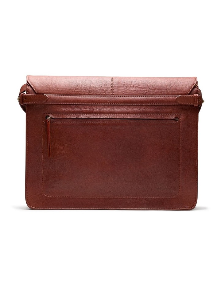 Hugo Leather Messenger Bag in Cognac