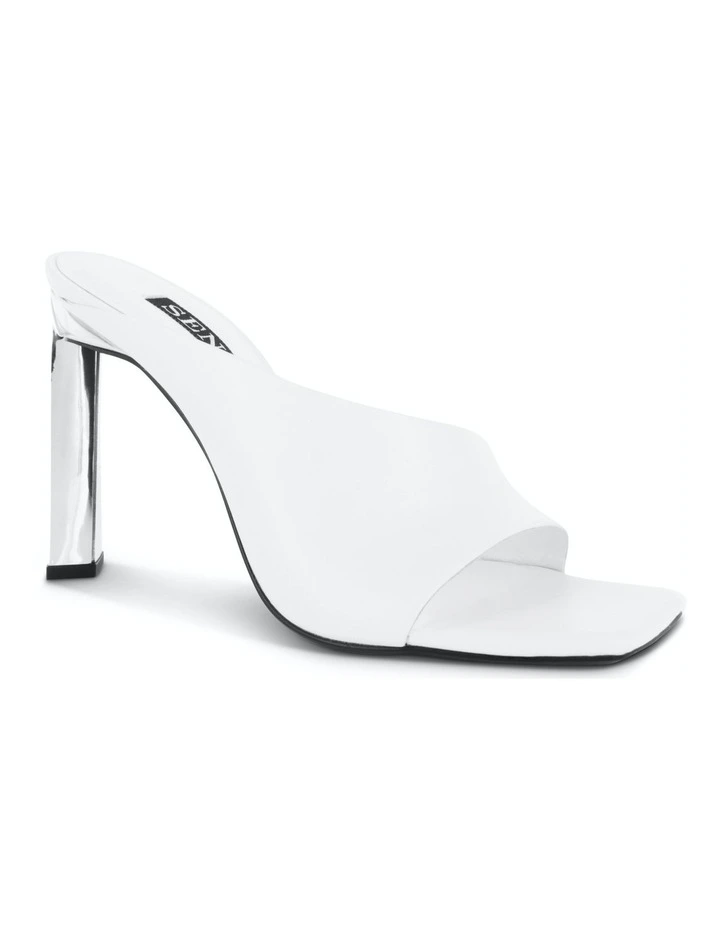 Wilhemina I Heel in White