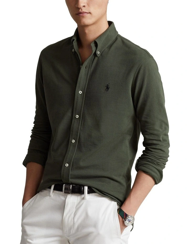Featherweight Mesh Shirt in Green