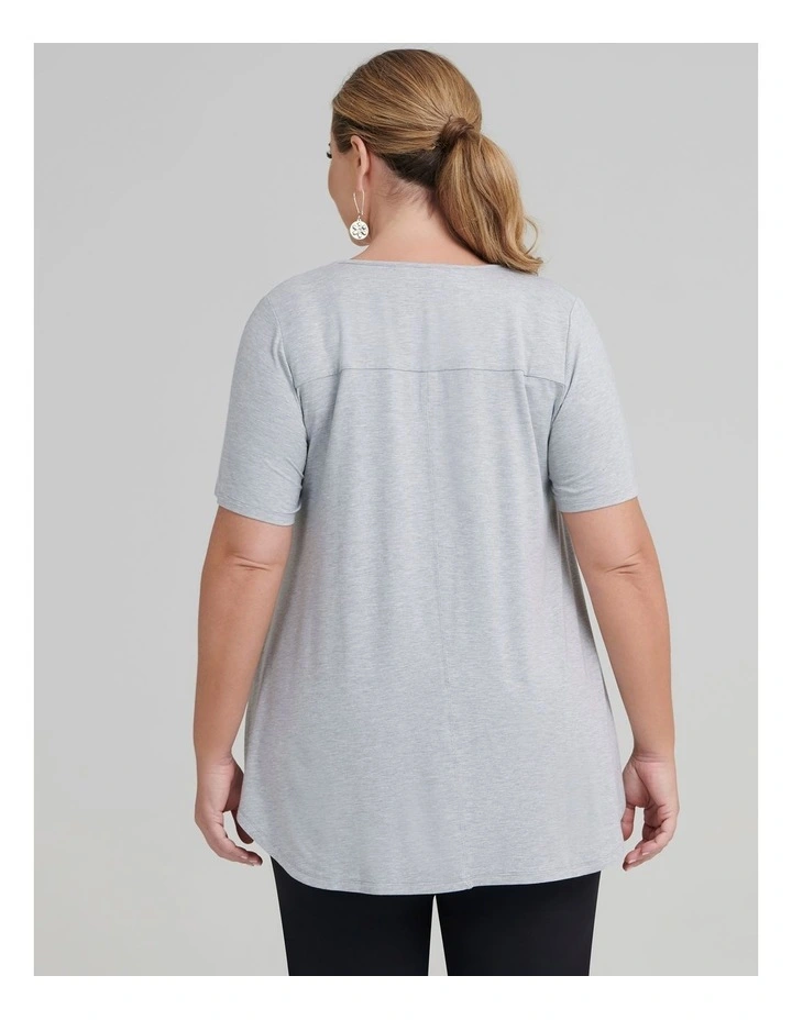 Bamboo Base Short Sleeve Top