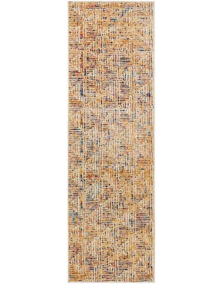 Dreamscape Movement Modern Runner Rug in Multi