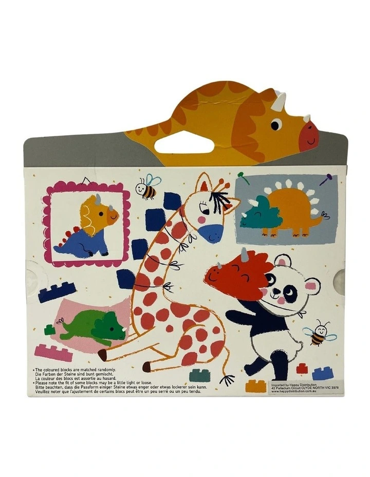 Block Crayons Triceratops in Multi