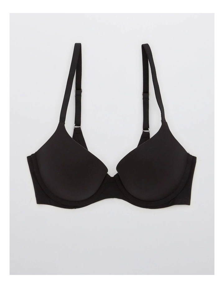 Real Sunnie Demi Push Up Bra in Black
