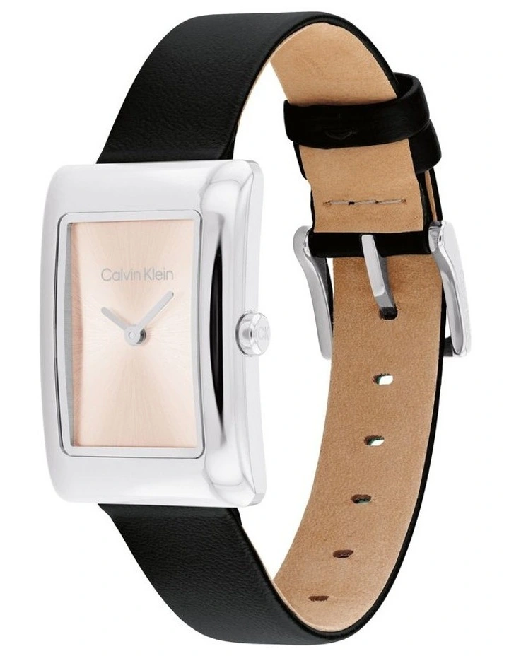 Stainless Steel Watch in Black