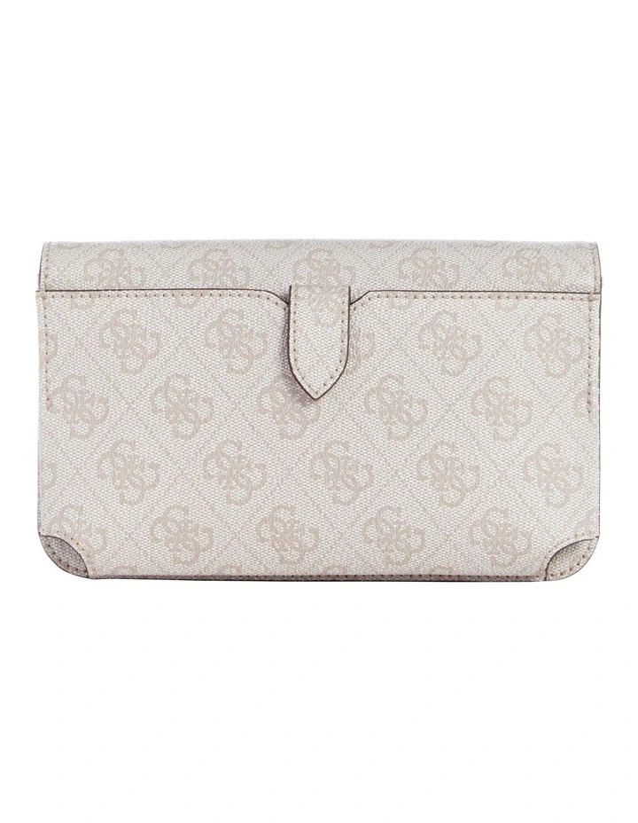 Noelle Xbody Flap Organizer in Cream