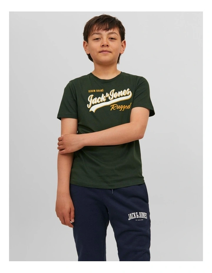 Logo T-shirt in Green