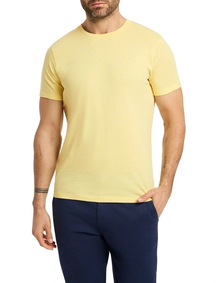 Marle Brando Crew Neck T-shirt in Popcorn