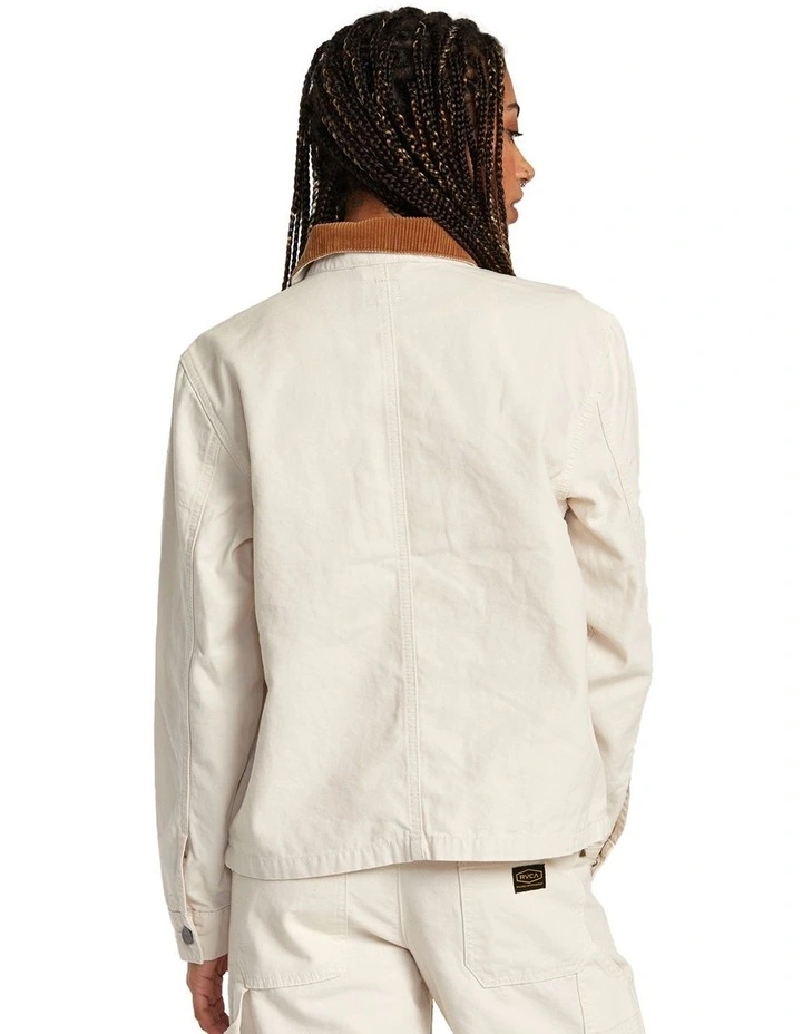 Recession Chore Coat in White
