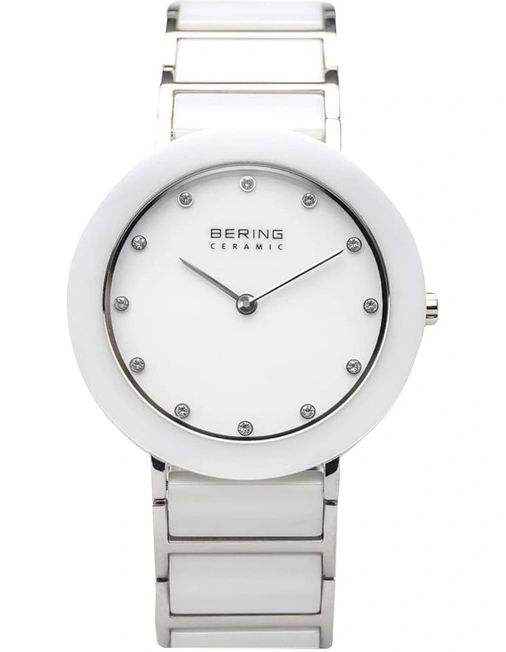 Ladies Ceramic Collection White Ceramic Analog Watch 11435-754