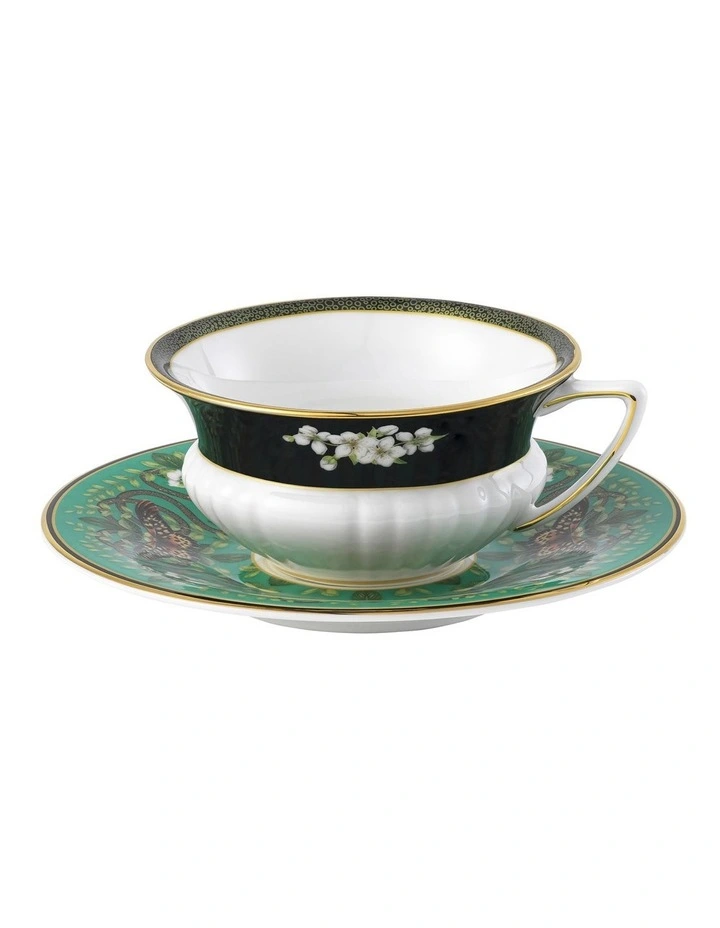 Wonderlust Emerald Forest Teacup & Saucer