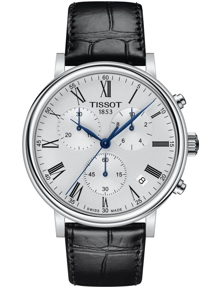 Carson Premium Chronograph T1224171603300 Watch in Silver