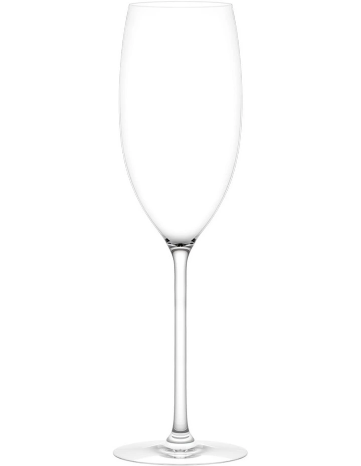 Vintage 2 Piece Sparkling Wine Glass Set in Clear