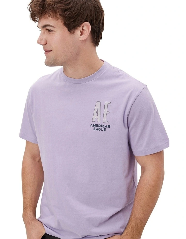 Logo Graphic T-Shirt in Purple