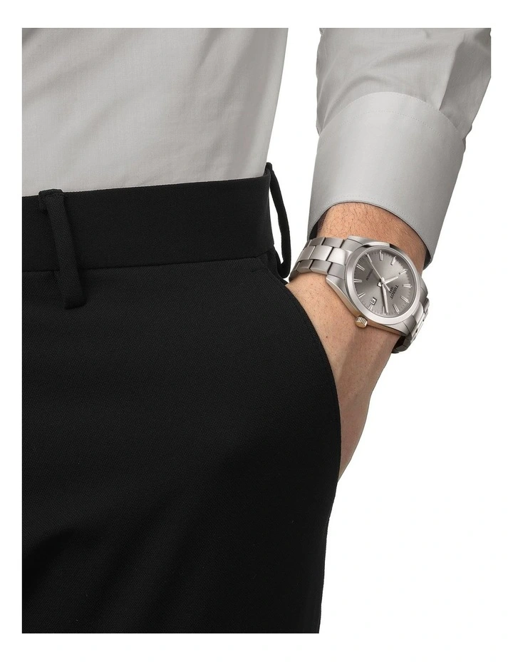 Gentleman Titanium T1274104408100 Watch in Grey