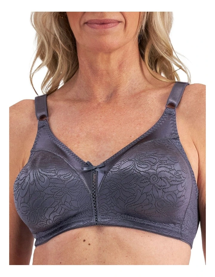 Non Contour Bra in Charcoal