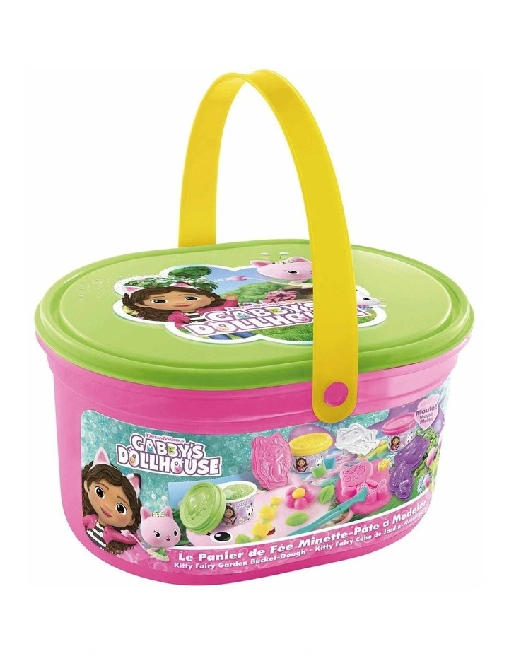 Kitty Fairy Garden Bucket