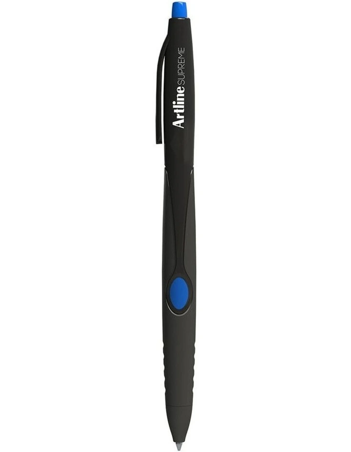 12 Piece Supreme 1.0mm Ball Point Pen Blue