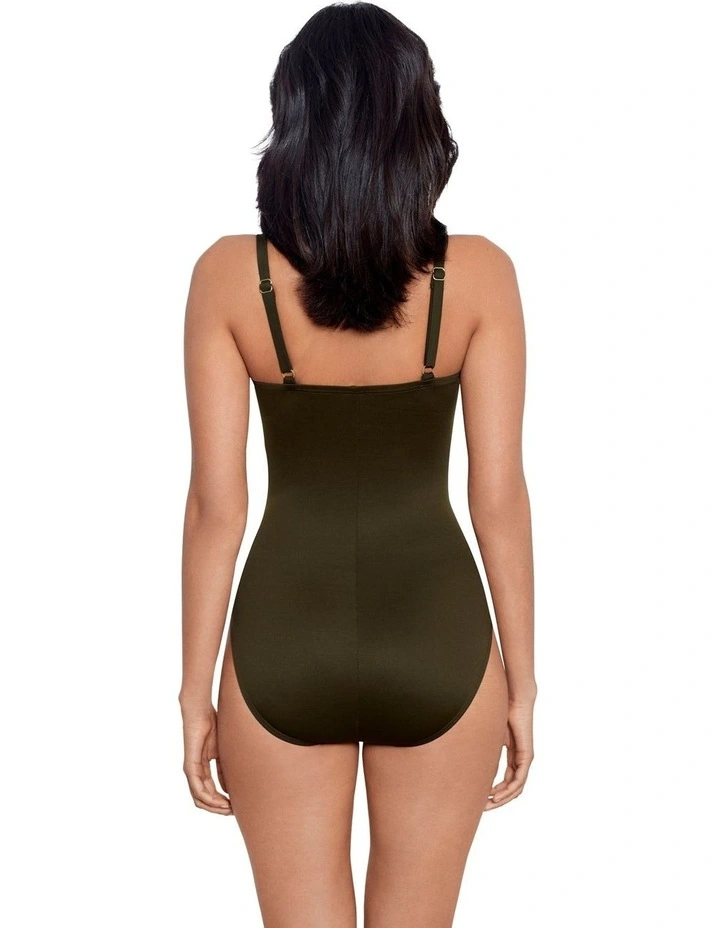Network Mystique Underwire Shaping Swimsuit in Nori