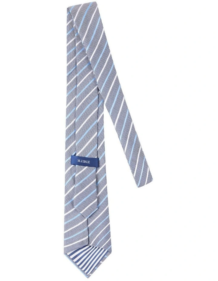 Hutley Tie in Navy Sky