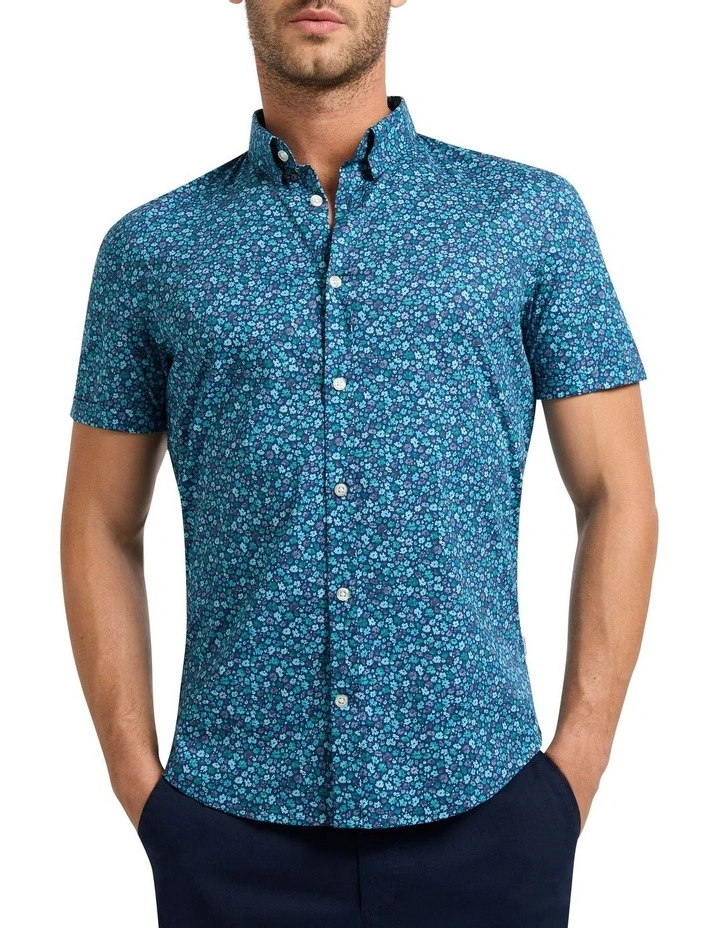 Come Together Shirt in Blue Multi