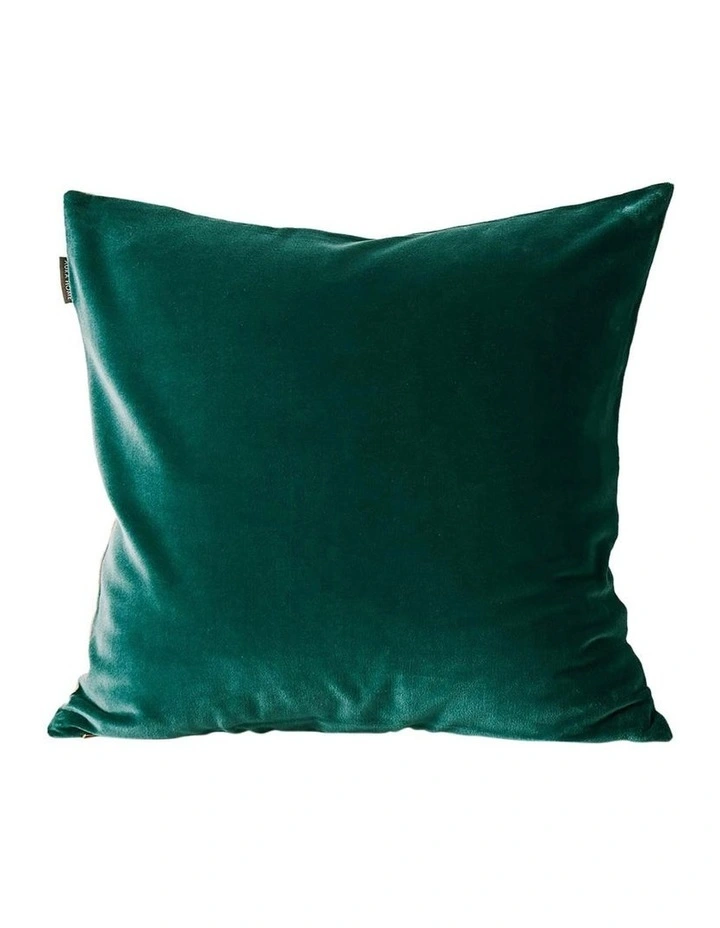 Luxury Velvet Cushion in Forest Night