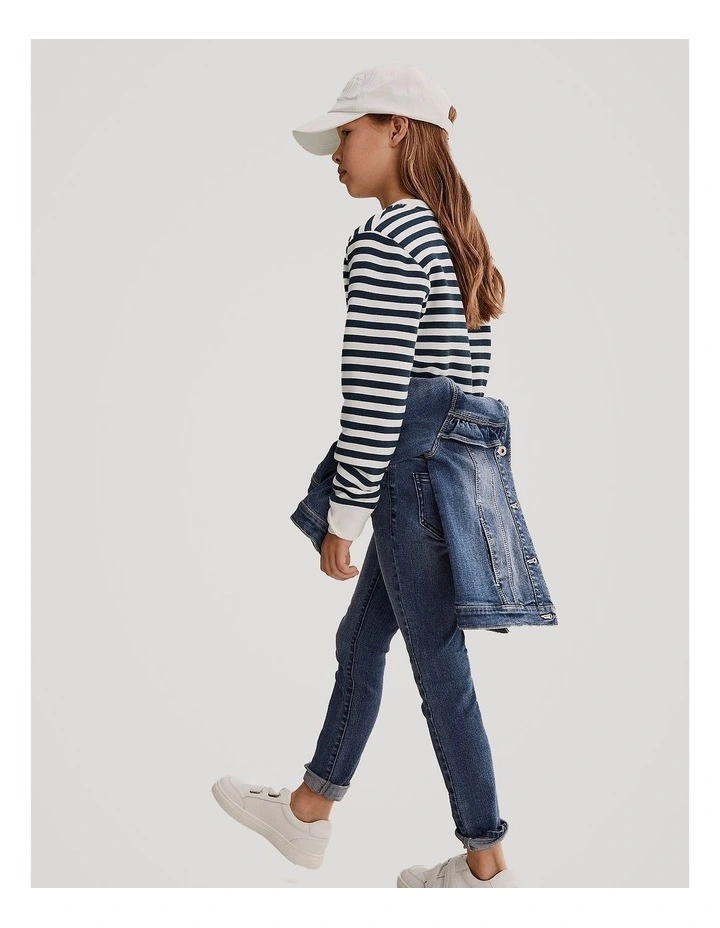 Skinny Denim Jean in Indigo