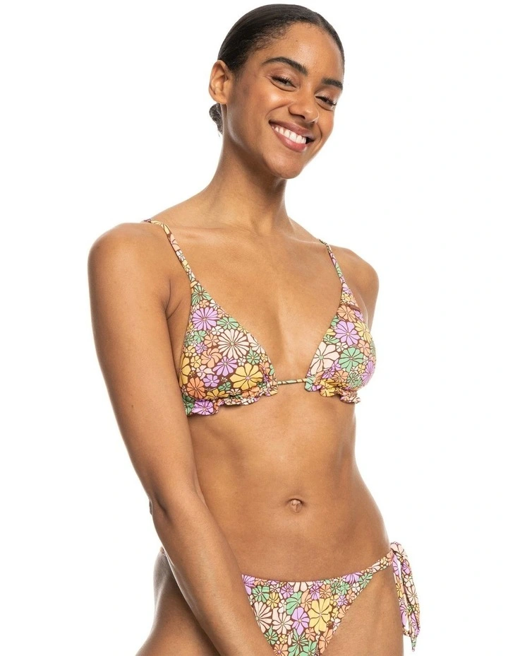 All About Sol Bikini Top in Root Beer
