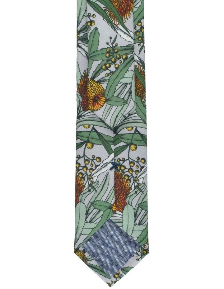 Banksia Cotton Tie in Grey