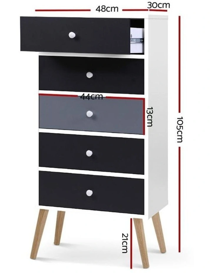 Artiss 5 Chest of Drawers Dresser Table
