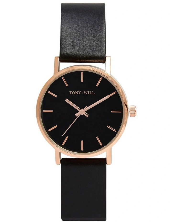 Small Classic Watch in Black