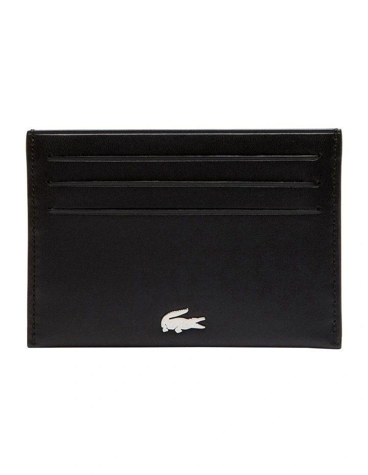 Leather Card Holder in Black