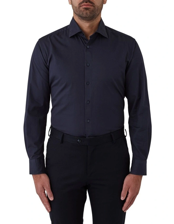 Prahran Modern Fit Shirt in Navy
