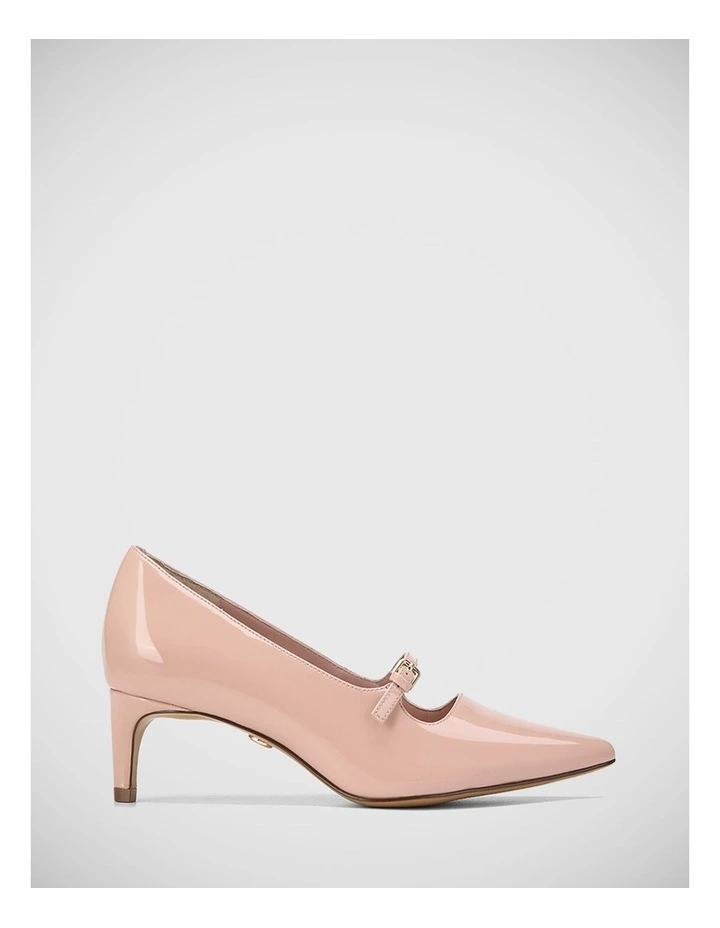 Jennie Patent Leather Pump in Blush