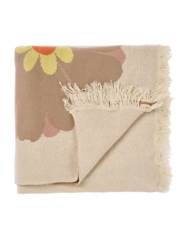 Flower Power Throw in Multi