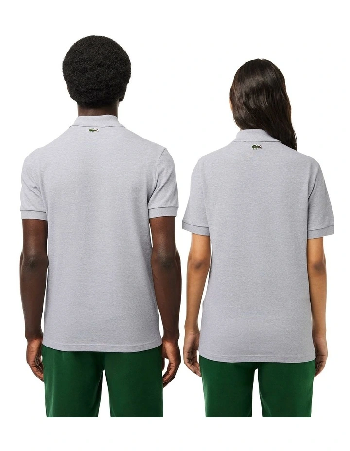 Core Graphics Regular Fit Polo Shirt in Silver Chine