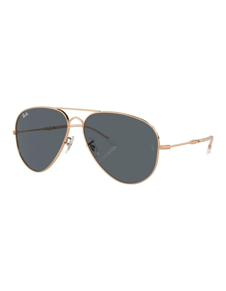 Old Aviator Sunglasses in Gold