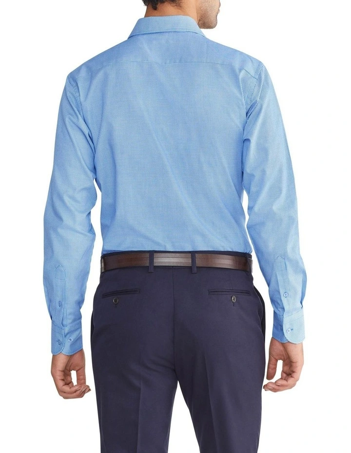 Tailored Long Sleeve Shirt in Blue