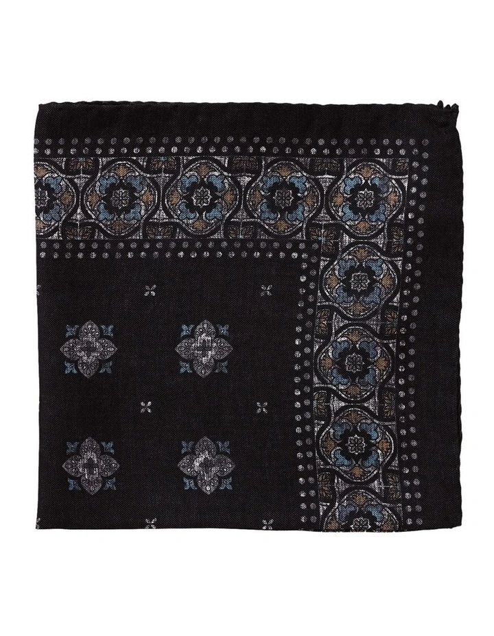 Mosaico Silk Pochette in Black