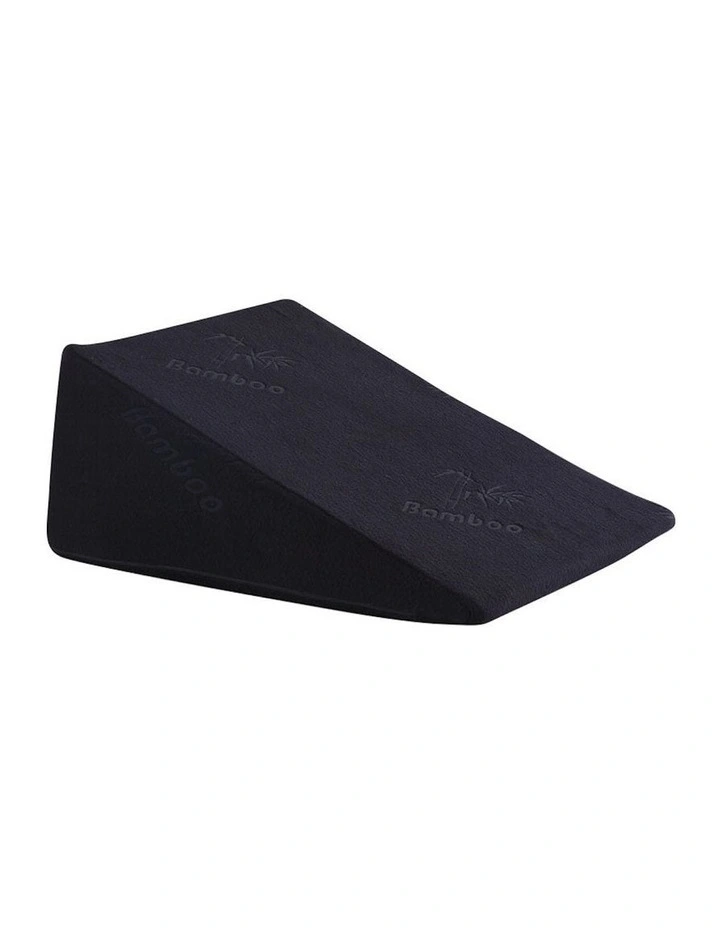Memory Foam Bed Wedge Pillow in Blue