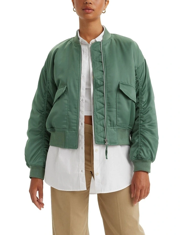 Andy Techy Jacket in Dark Forest